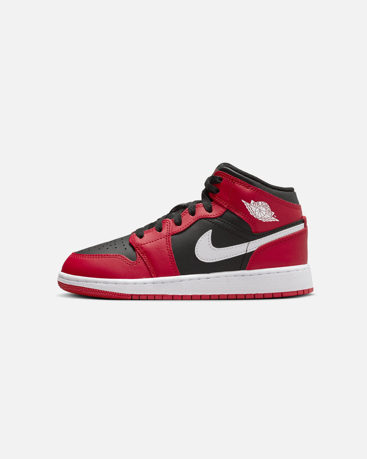HOT Products Jordan Kids' Air Jordan 1 Mid (GS) Black/Red