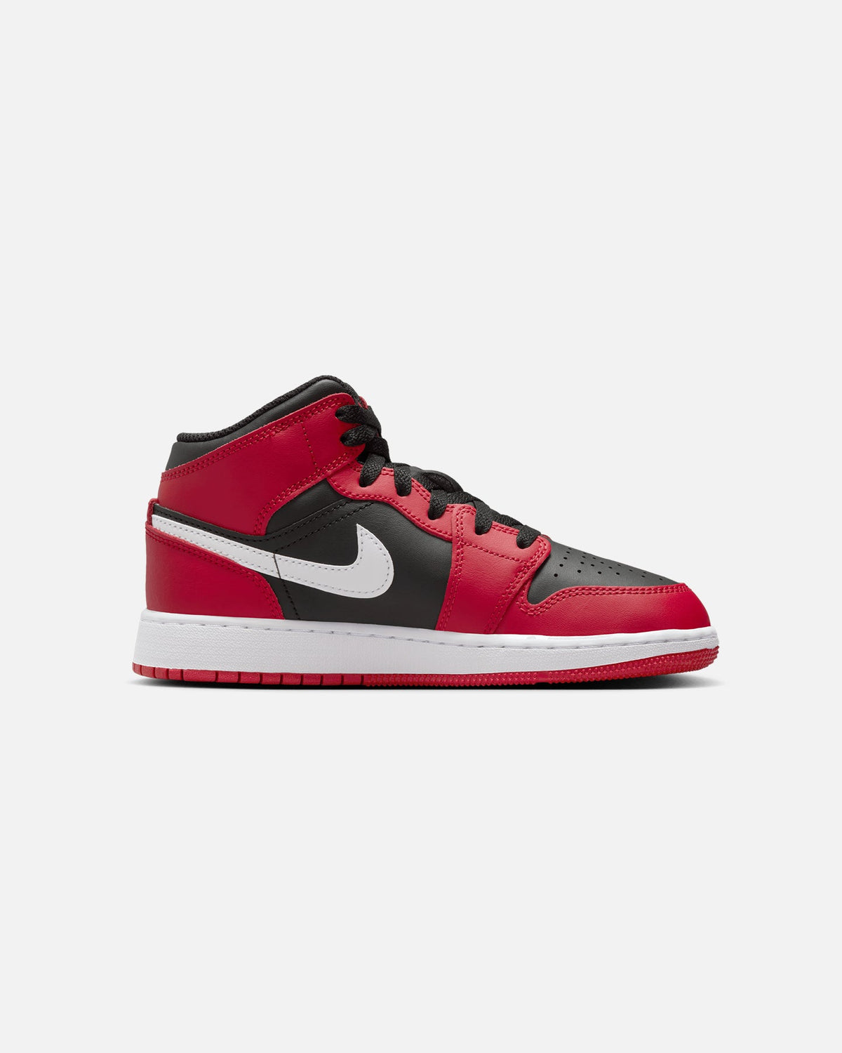 HOT Products Jordan Kids' Air Jordan 1 Mid (GS) Black/Red
