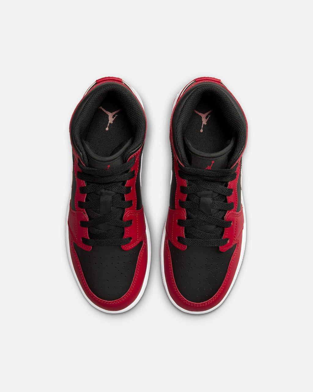 HOT Products Jordan Kids' Air Jordan 1 Mid (GS) Black/Red