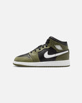 HOT Products Jordan Kids' Air Jordan 1 Mid (GS) Black/White