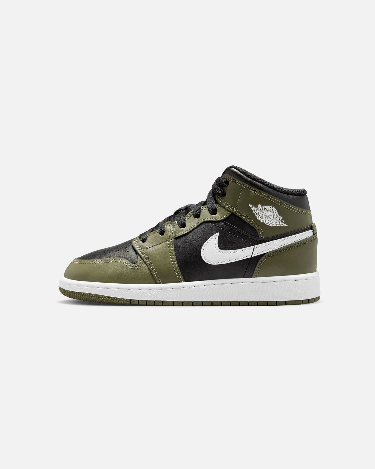 HOT Products Jordan Kids' Air Jordan 1 Mid (GS) Black/White