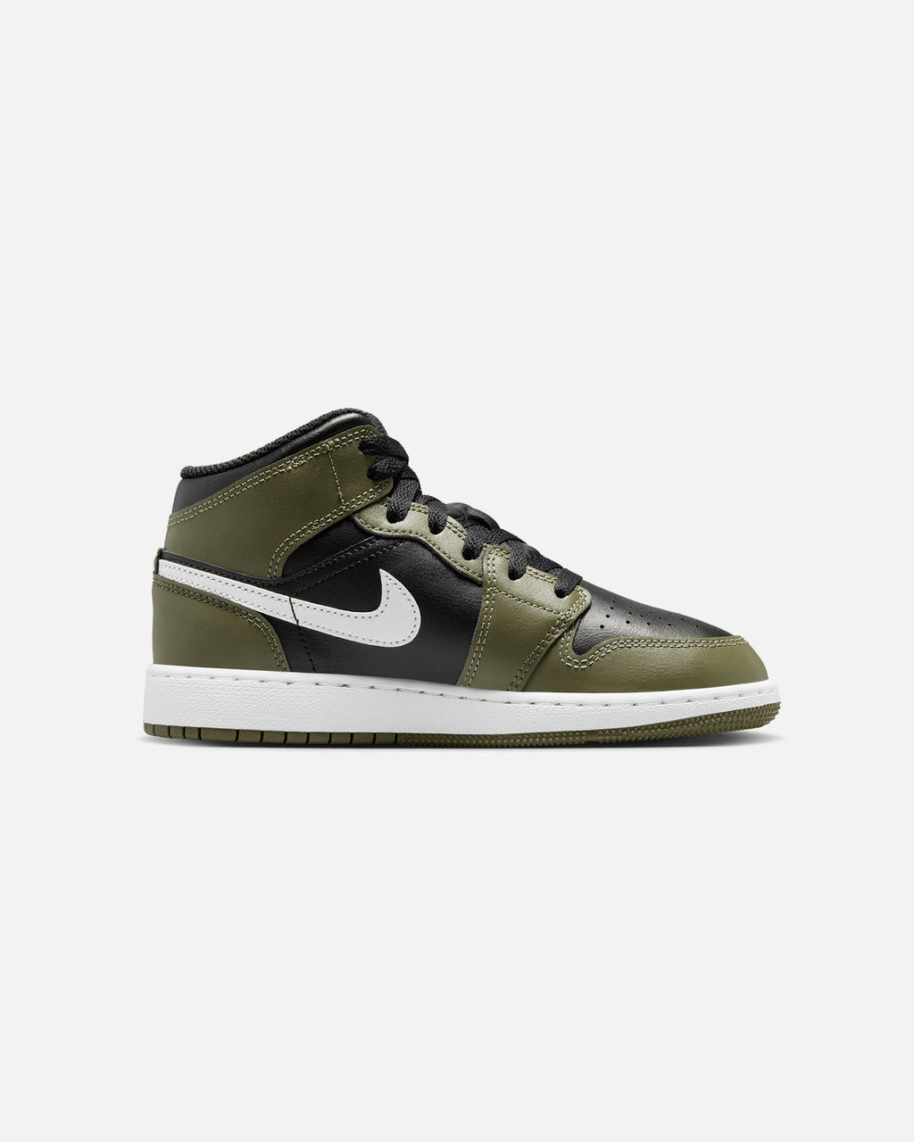 HOT Products Jordan Kids' Air Jordan 1 Mid (GS) Black/White