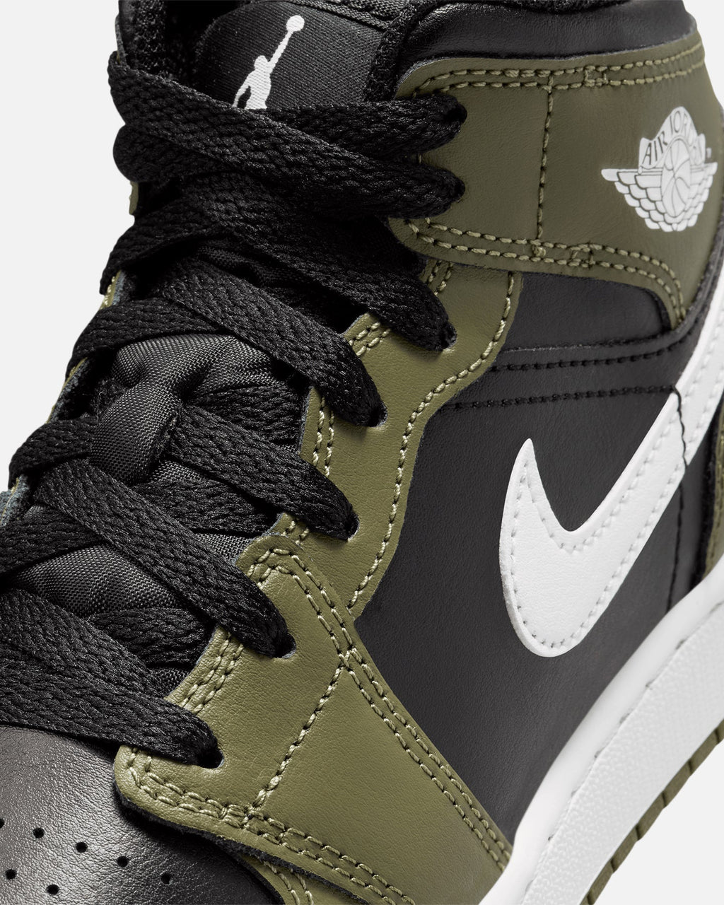 HOT Products Jordan Kids' Air Jordan 1 Mid (GS) Black/White