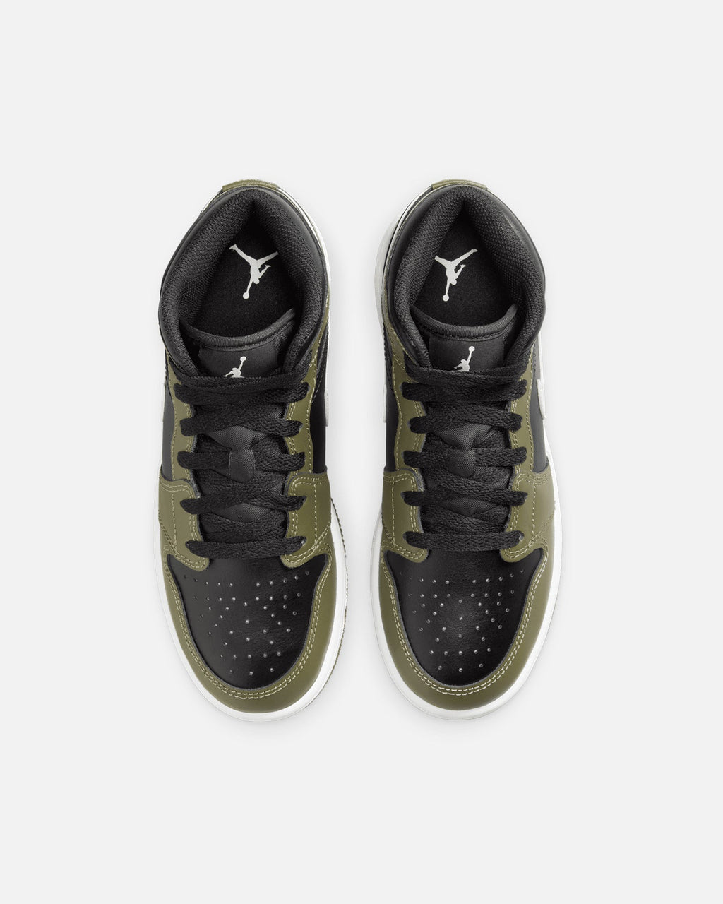 HOT Products Jordan Kids' Air Jordan 1 Mid (GS) Black/White