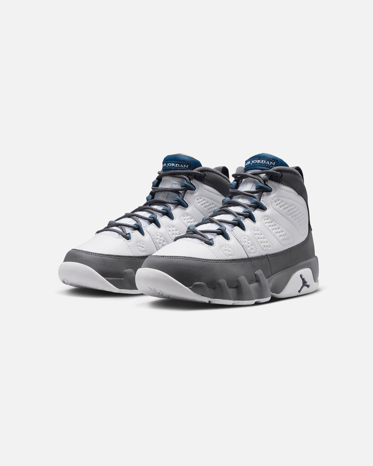 HOT Products Jordan Kids' Air Jordan 9 Retro "Flint Grey" (GS) White/French Blue-Flint Grey