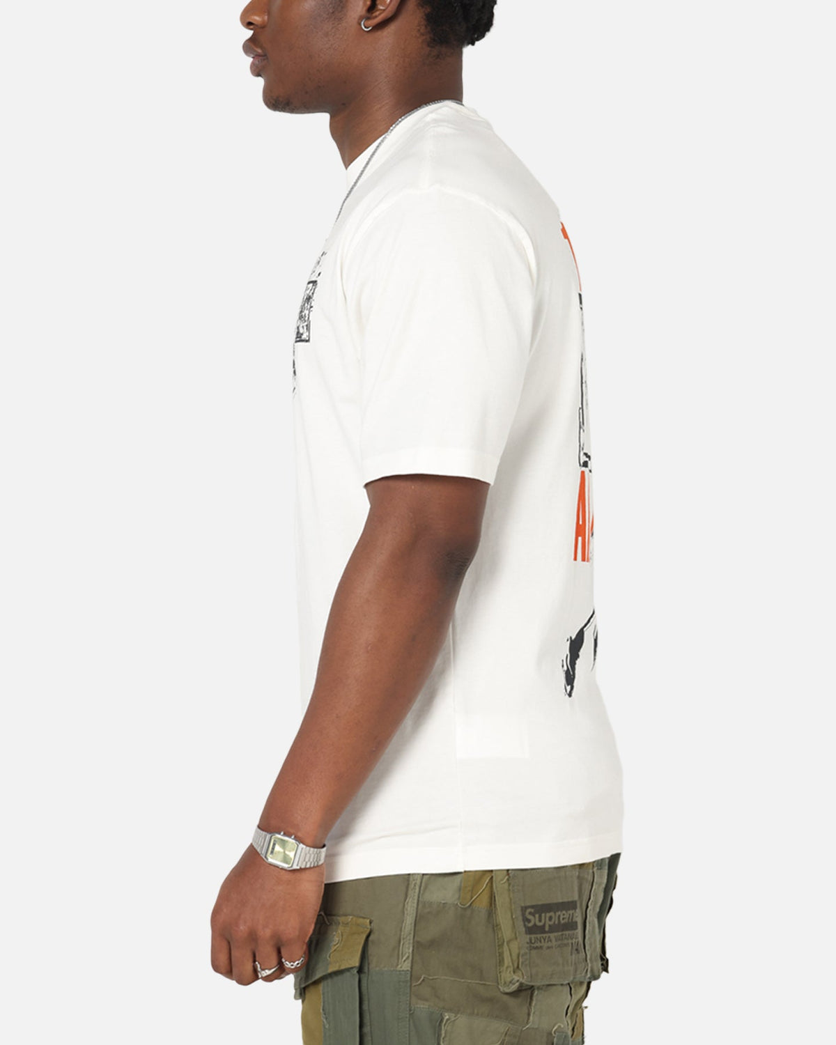 HOT Products Jordan Brooklyn Shattered Back Board Oversized Graphic T-Shirt Sail