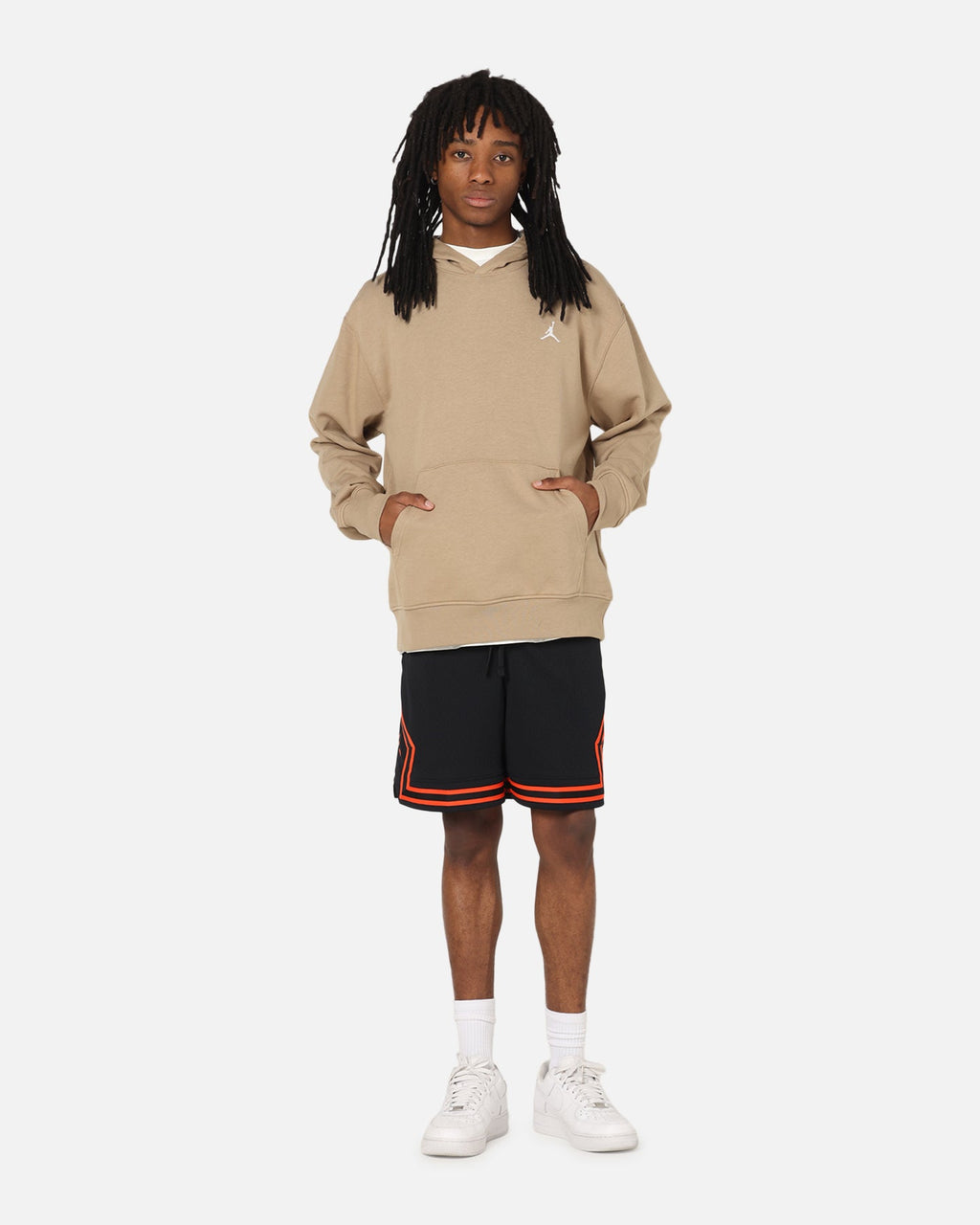 HOT Products Jordan Brooklyn Fleece Pullover Hoodie Desert Camo/White