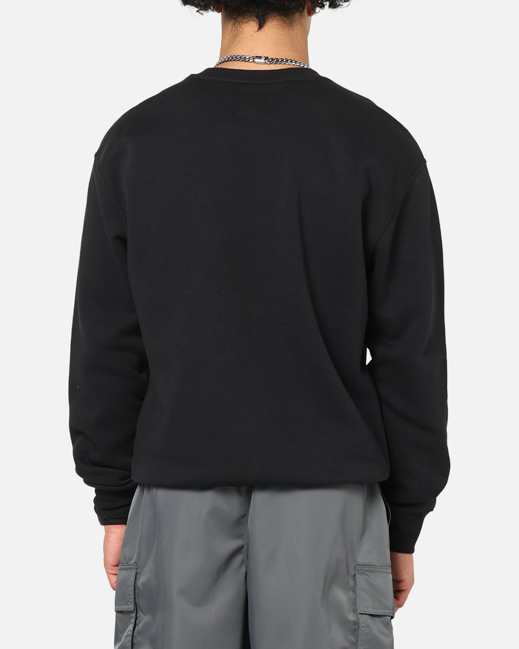 HOT Products Jordan Brooklyn Fleece Crewneck Black/White