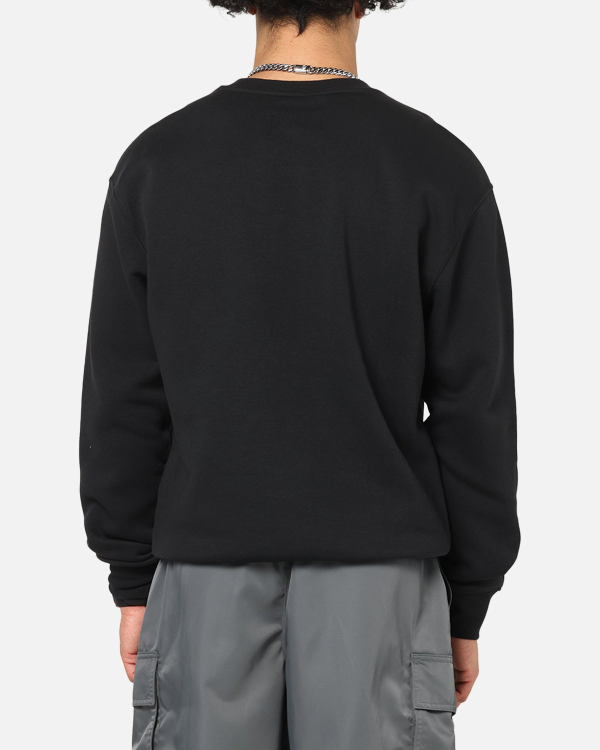 HOT Products Jordan Brooklyn Fleece Crewneck Black/White