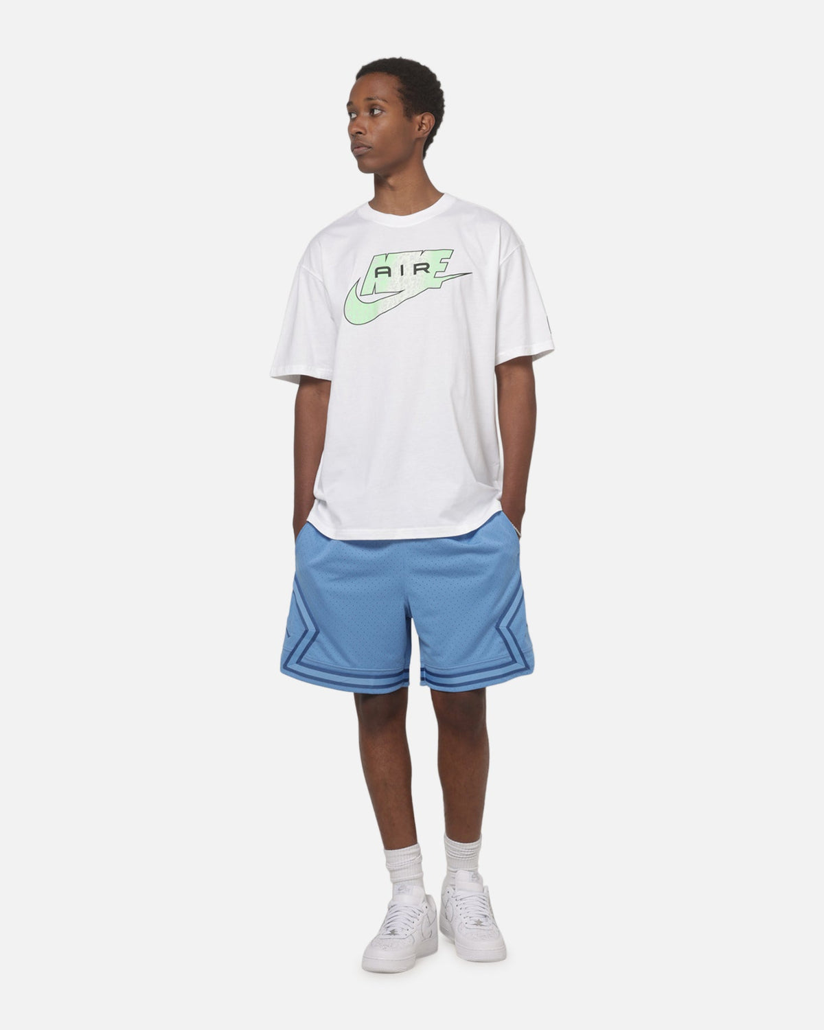 HOT Products Jordan Dri-FIT Sport Diamond Shorts Blue Beyond