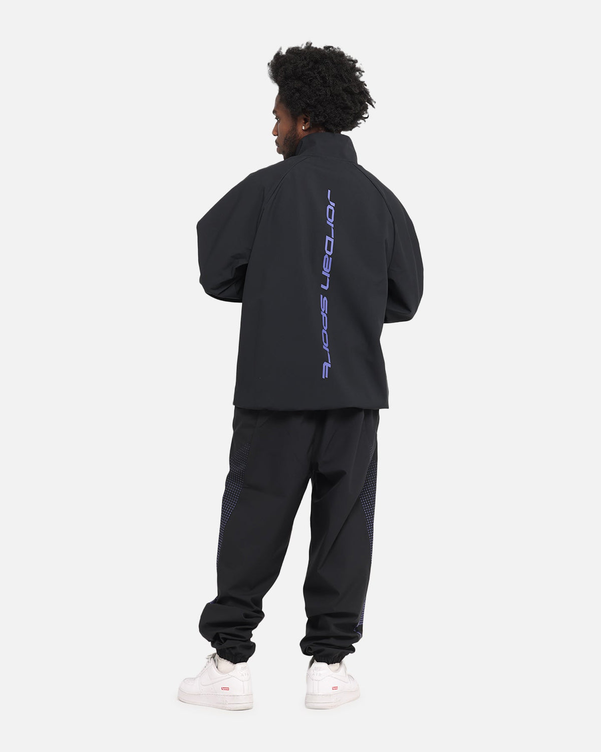 HOT Products Jordan Sport Jam Sport Warm-Up Jacket Black/Purple