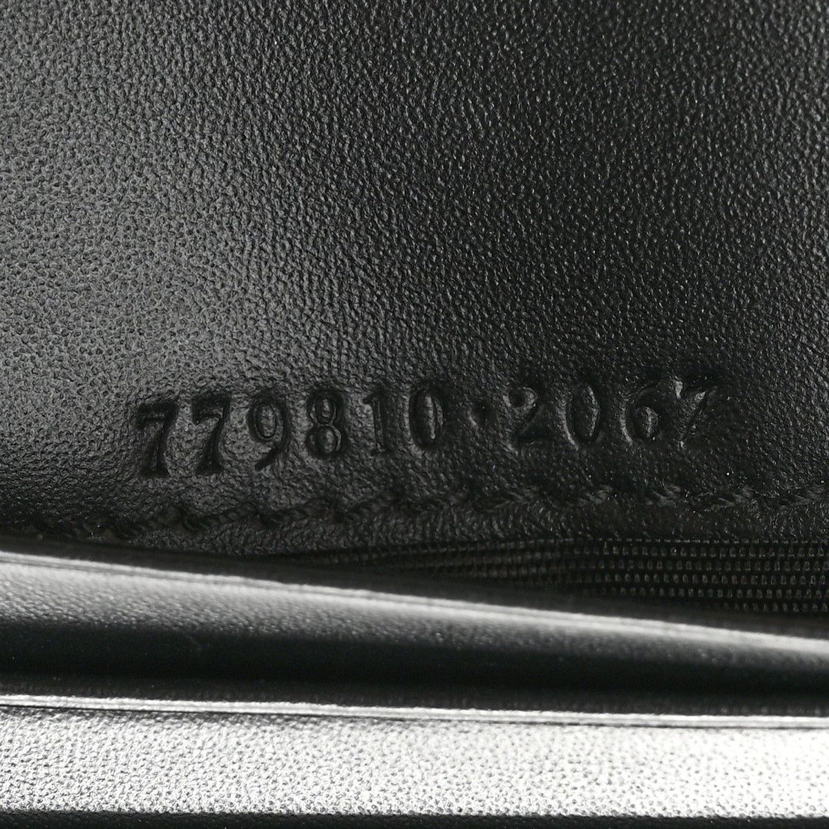Guccissima Card Case Wallet Black