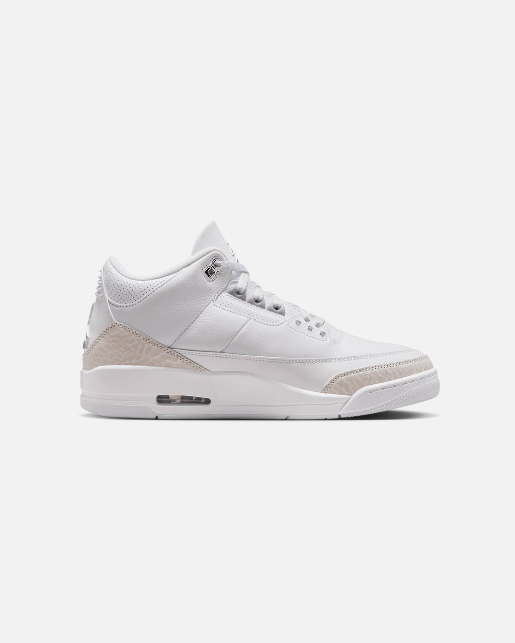 HOT Products Jordan Air Jordan 3 Retro "Pure Money" White/Silver