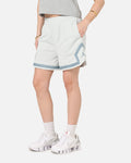 HOT Products Jordan Women's Dri-FIT 4" Diamond Shorts Light Silver