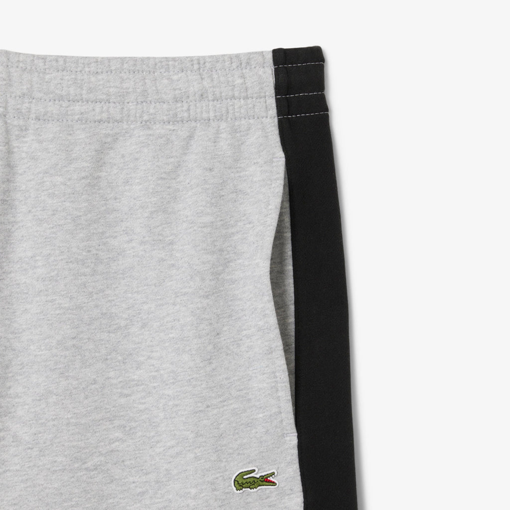 New Arrival Lacoste COLORBLOCK FLEECE Short Men -GREY CHINE-BLACK-LY3