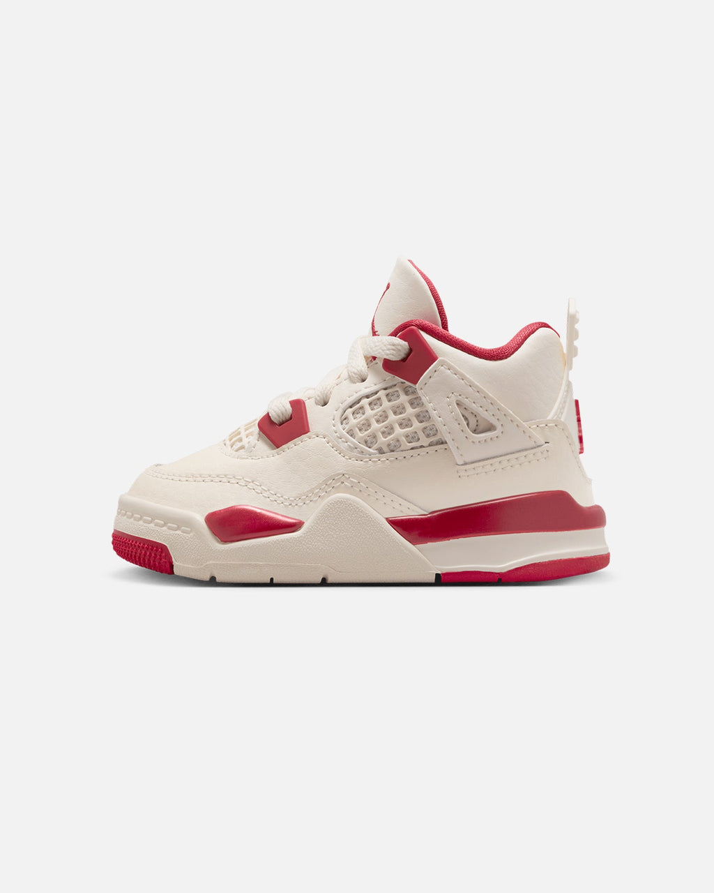 HOT Products Jordan Kids' Air Jordan 4 Retro "Pale Ivory and Tough Red" (GS) Pale Ivory