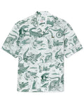 New Arrival LACOSTE - RELATED FIT NETFLIX SHORT SLEEVE PRINTED SHIRTS Men -WHITE-C50
