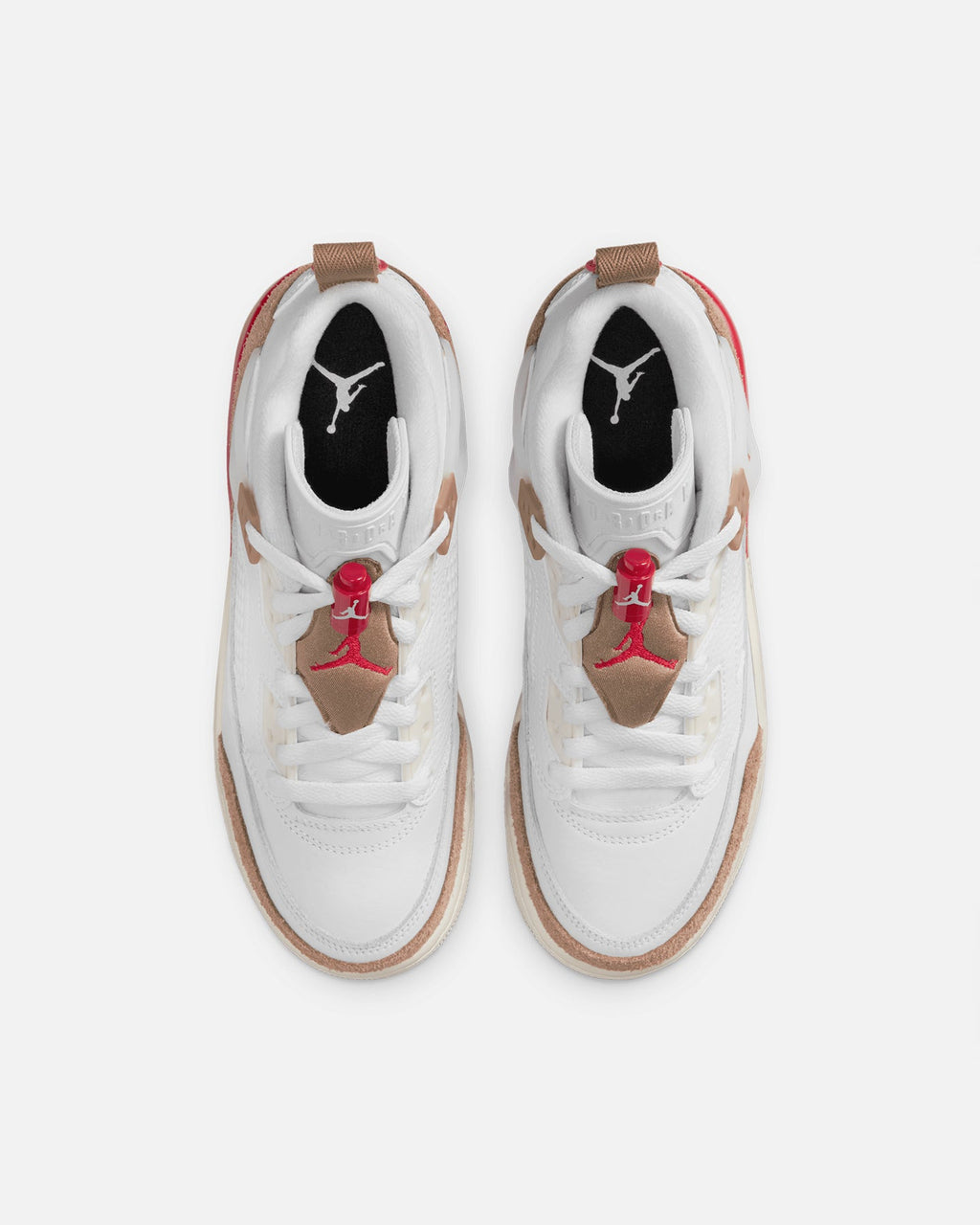 HOT Products Jordan Kids' Spizike Low (GS) White/Fire-Red