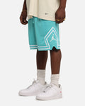 HOT Products Jordan Dri-FIT Sport Diamond Shorts Teal/White