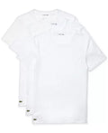 New Arrival LACOSTE CREW NECK SLIM FIT T-Shirt 3 PACK Men - WHITE
