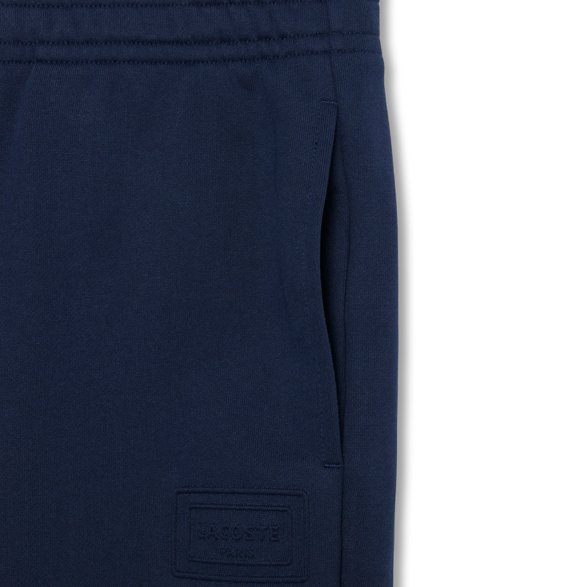 New Arrival LACOSTE REGULAR FIT FLEECE SHORT Men -NAVY BLUE-166