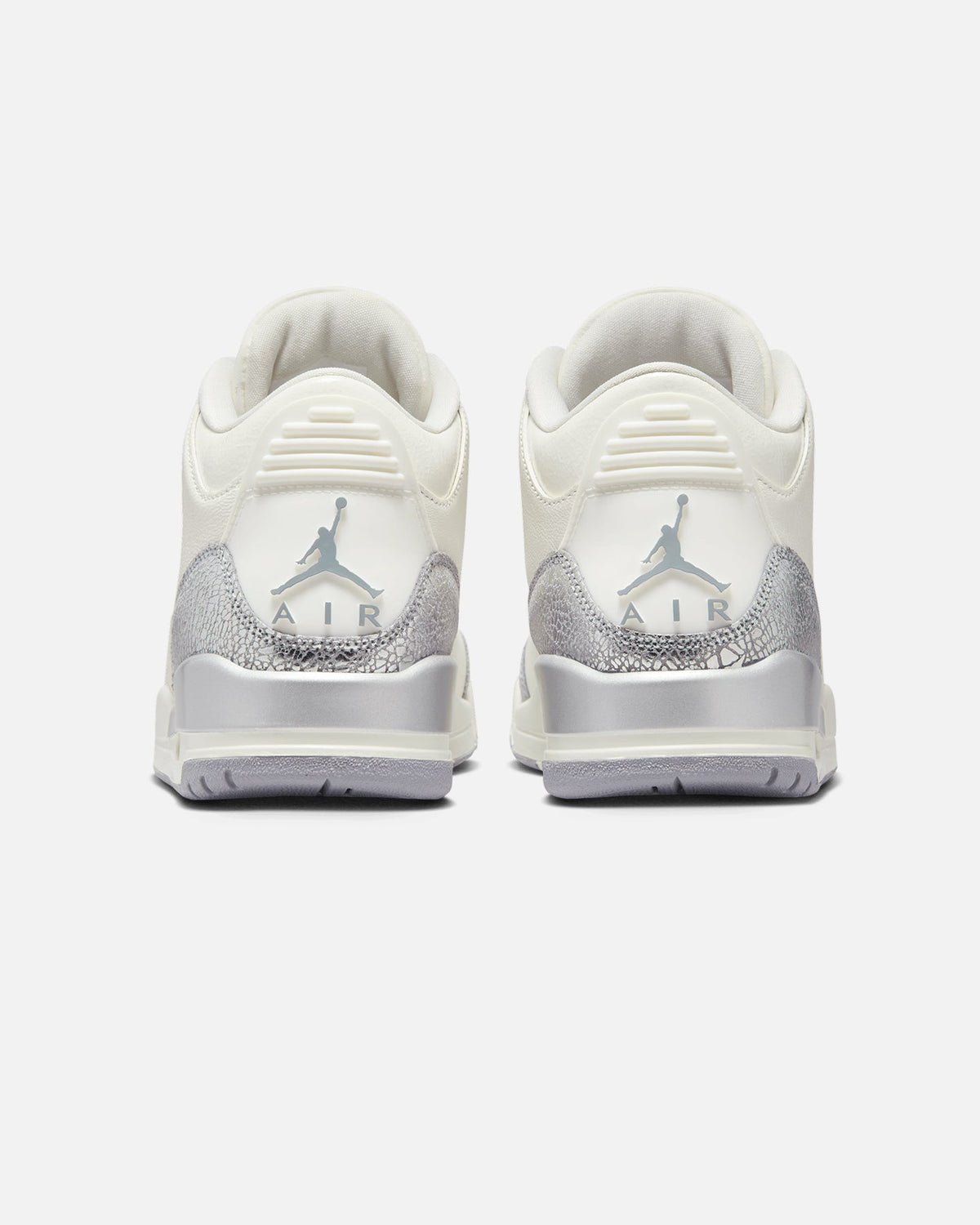 HOT Products Jordan Women's Air Jordan 3 Retro "Metallic Silver" Sail/Cement Grey