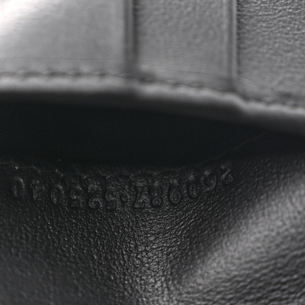 Microguccissima Bi-Fold Wallet Black