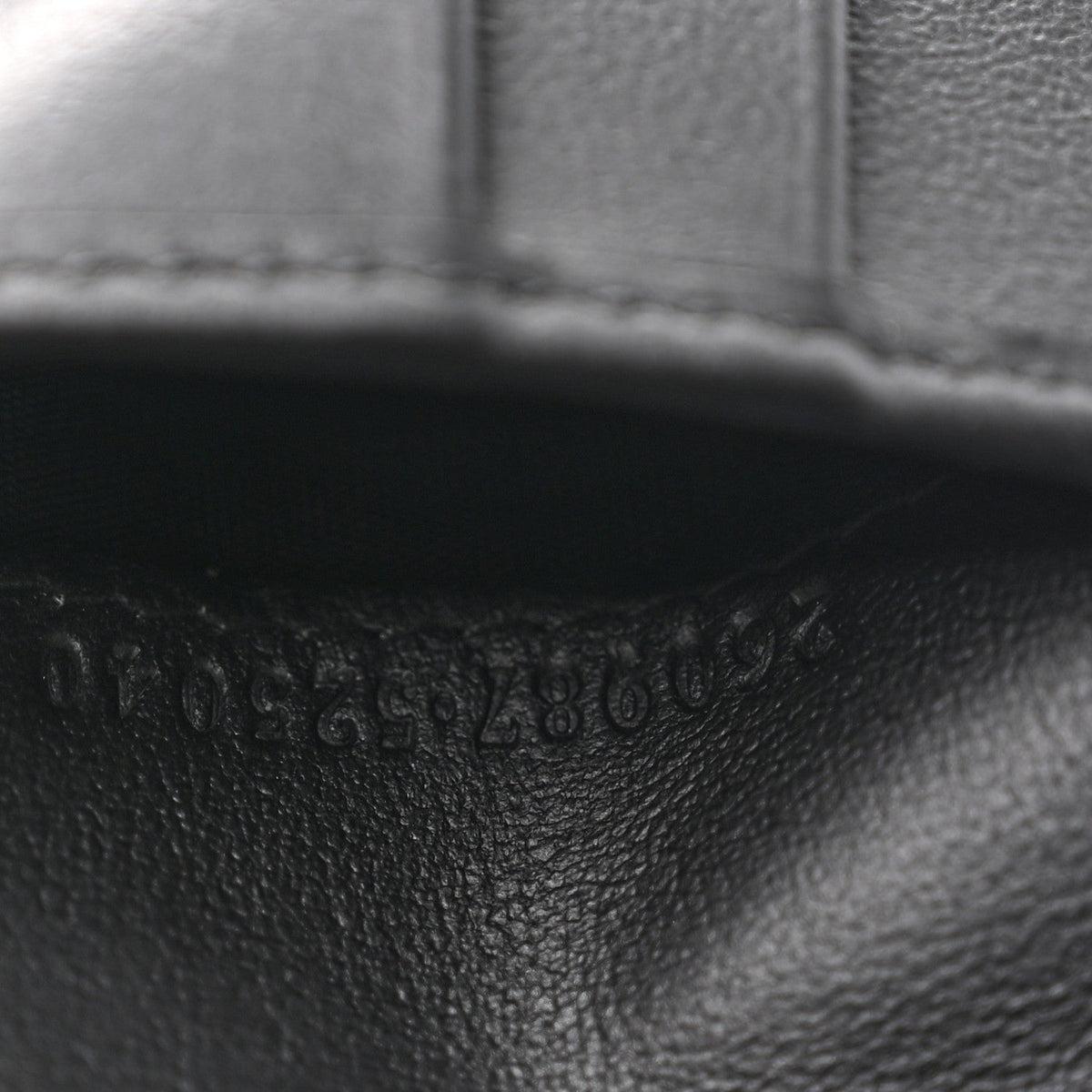 Microguccissima Bi-Fold Wallet Black