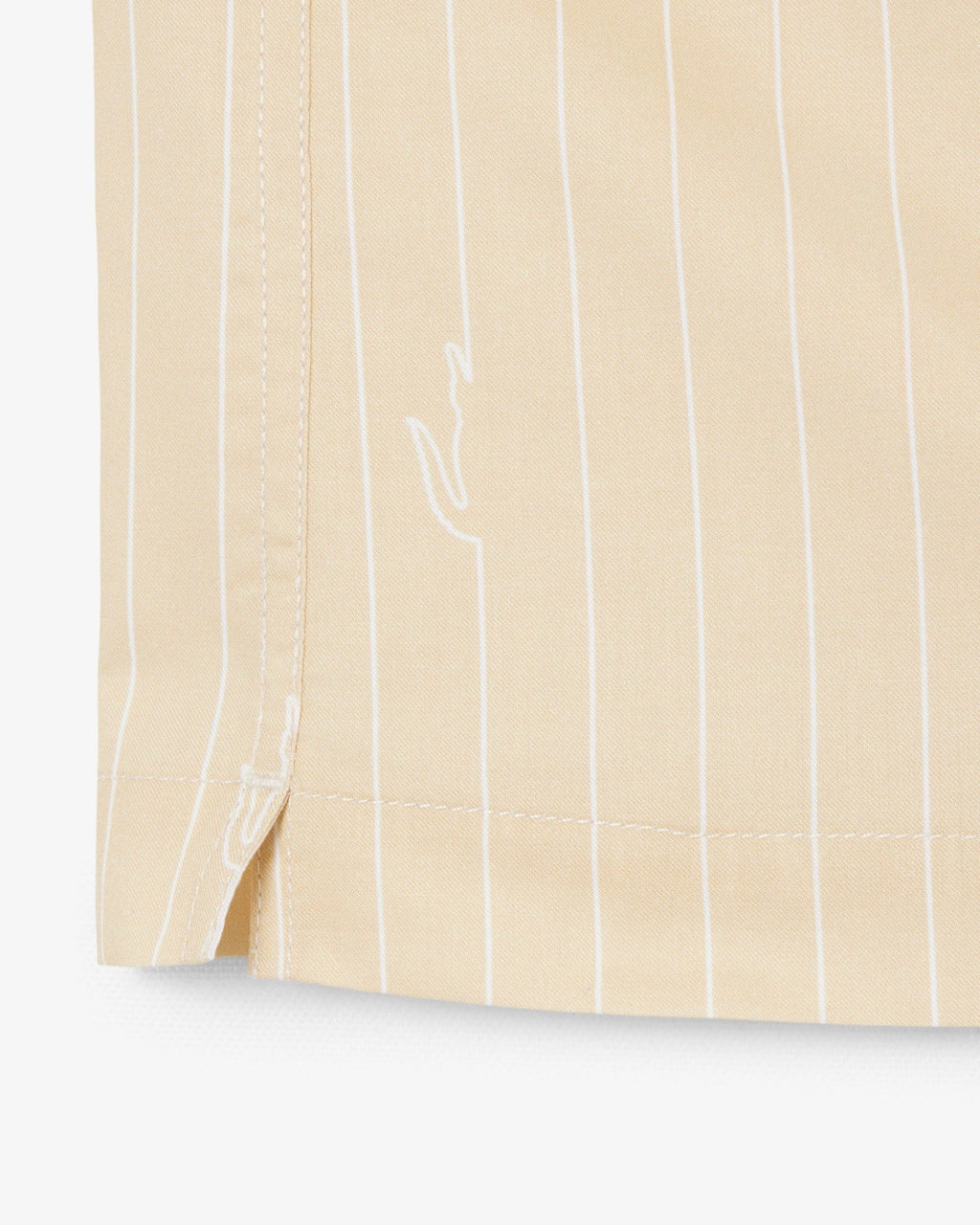 New Arrival LACOSTE - RELAXED FIT  PRINT TWILL  SHIRTS Men - BEIGE-WHITE 2IU