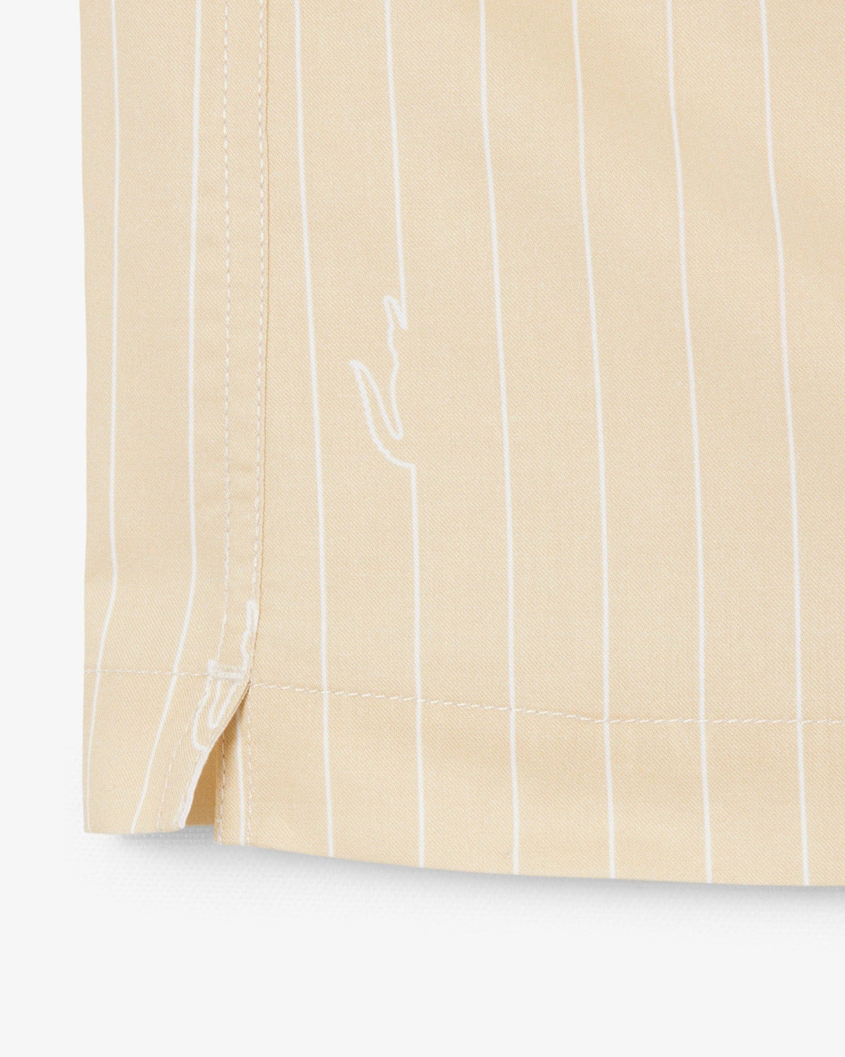New Arrival LACOSTE - RELAXED FIT  PRINT TWILL  SHIRTS Men - BEIGE-WHITE 2IU