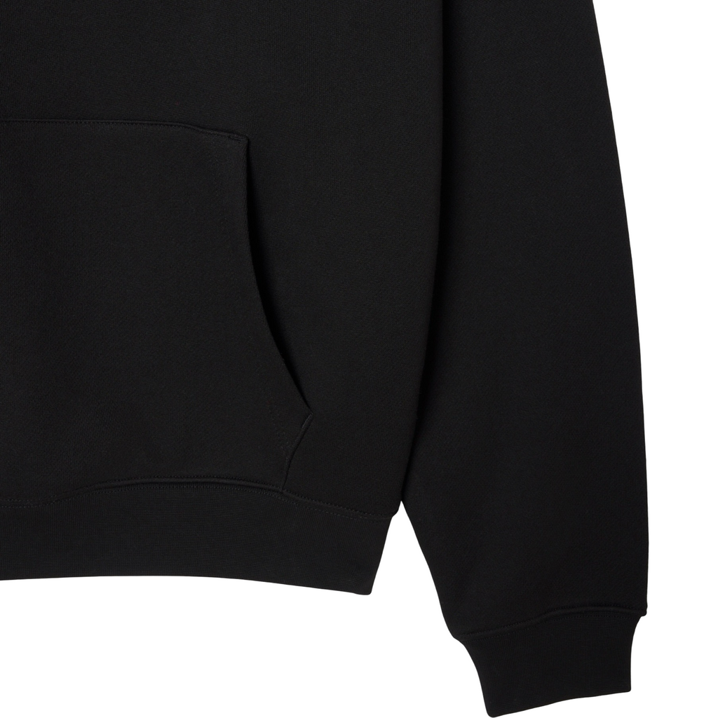 New Arrival LACOSTE LOOSE FIT PARIS HOODIE FLEECE -Men -BLACK-031