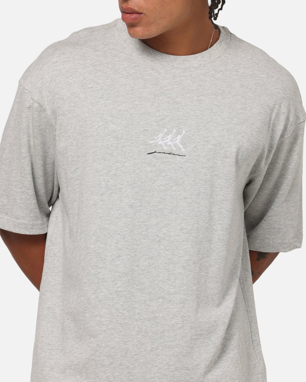 HOT Products Jordan Flight Oversized Graphic T-Shirt Grey Heather