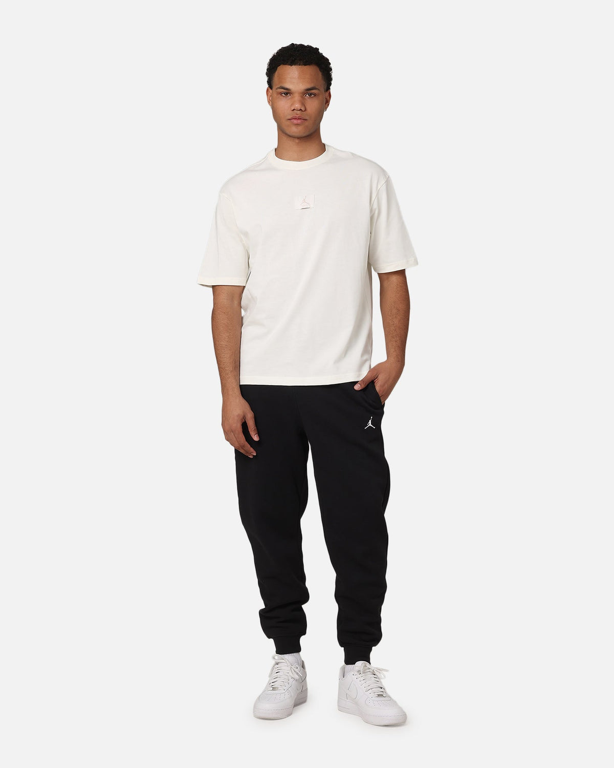 HOT Products Jordan Brooklyn Fleece Pant Black/White