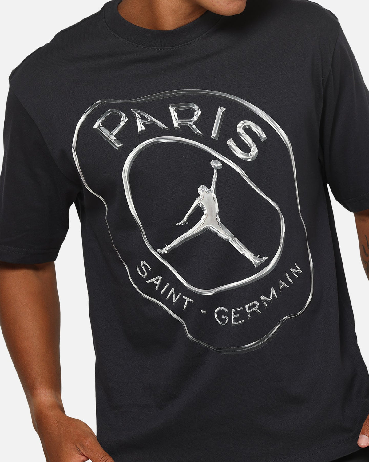 HOT Products Jordan Jumpman Paris Saint-Germain Practice T-Shirt Oil Gre/White