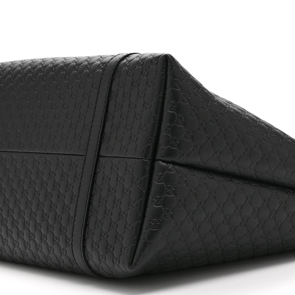 Microguccissima Medium Joy Tote Black