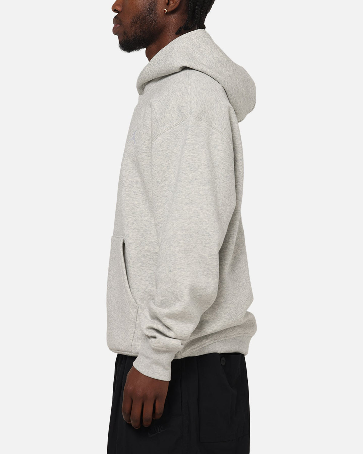 HOT Products Jordan Brooklyn Fleece Pullover Hoodie Grey Heather/White