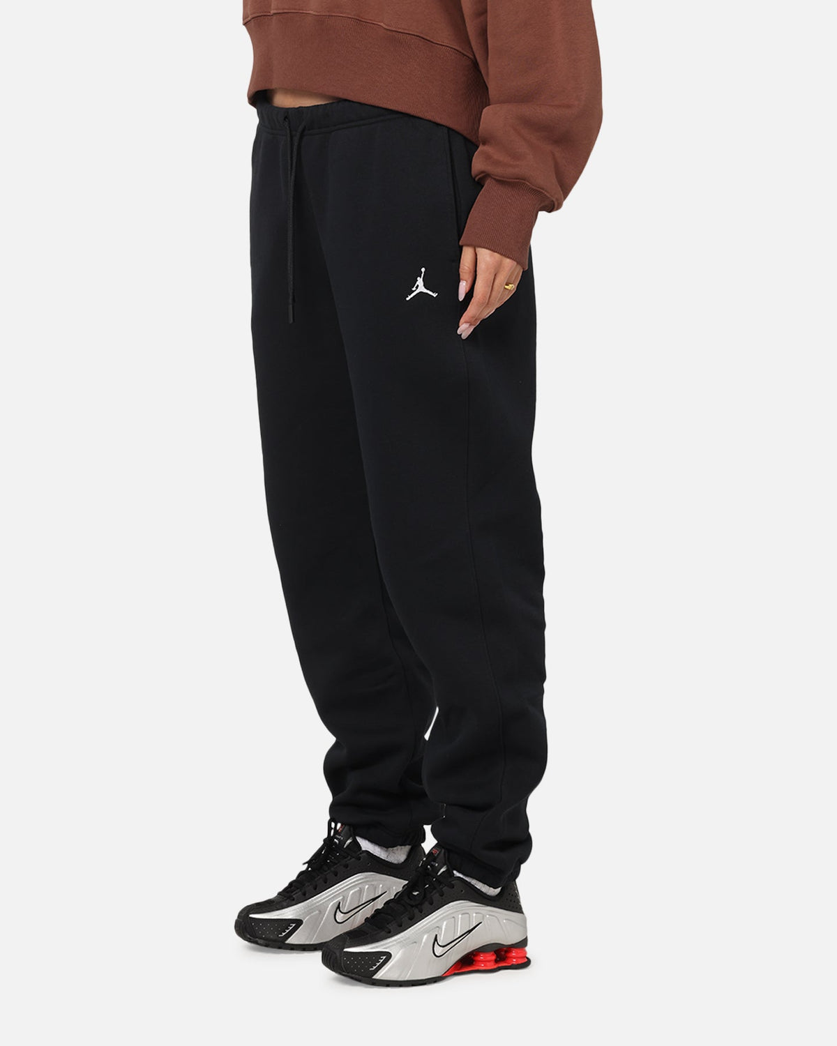 HOT Products Jordan Women's Brooklyn Fleece Pants Black/White
