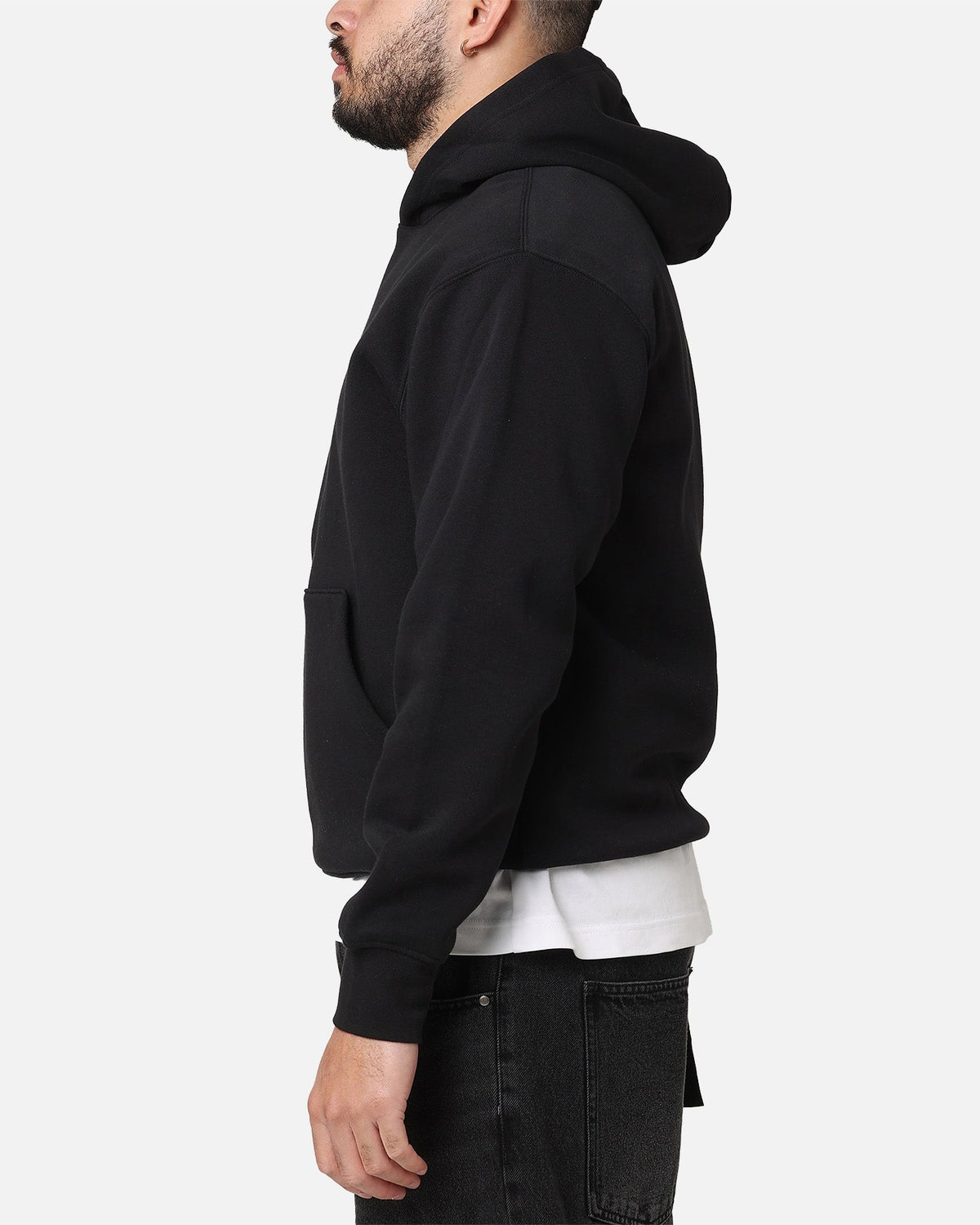 HOT Products Jordan Brooklyn Fleece Pullover Hoodie Black/White