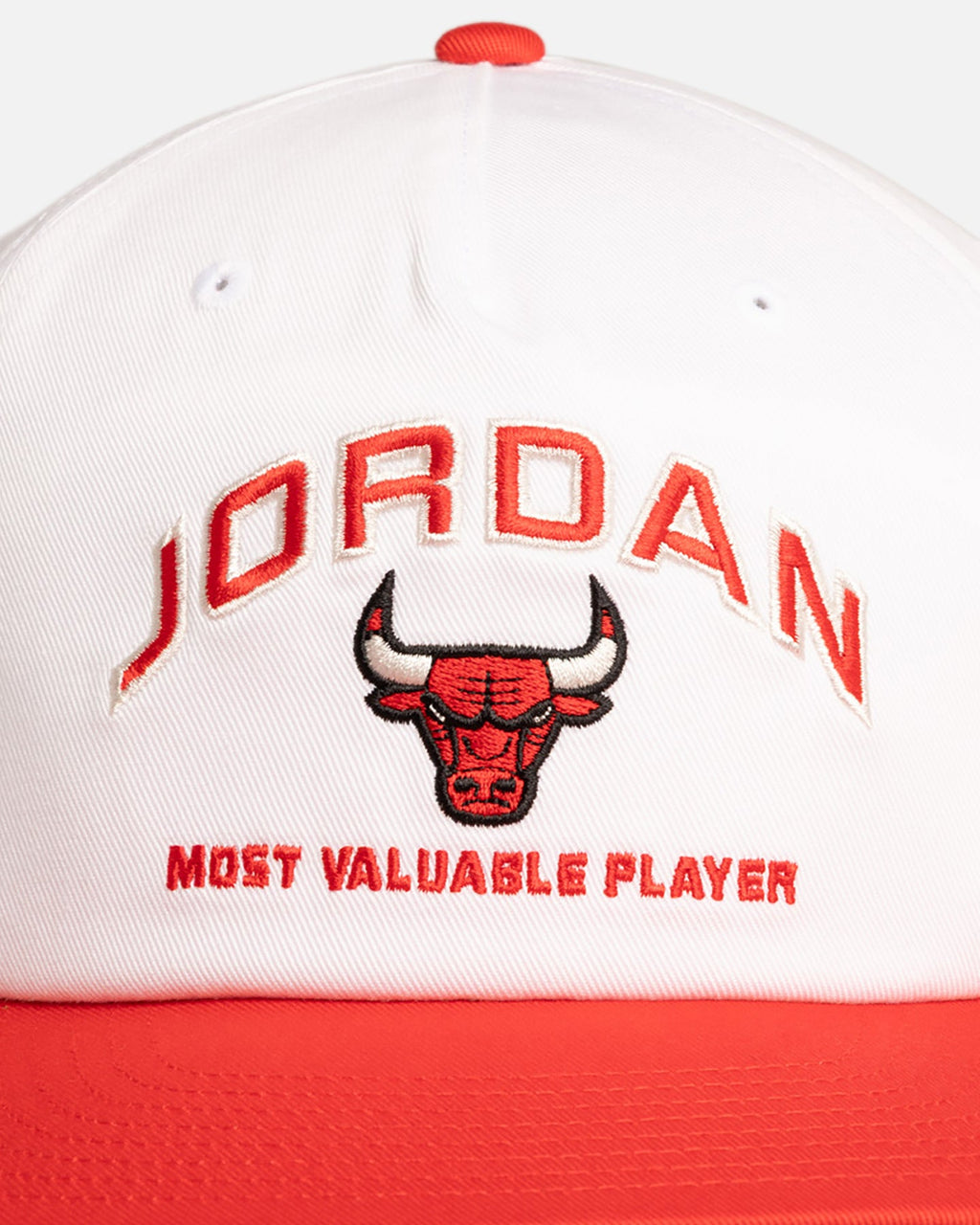 HOT Products Jordan Chicago Bulls Jordan Pro Unstructured Flat Bill Snapback White/Red