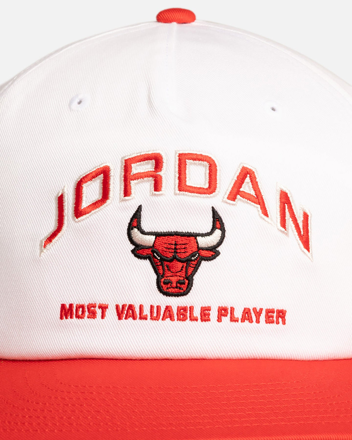 HOT Products Jordan Chicago Bulls Jordan Pro Unstructured Flat Bill Snapback White/Red
