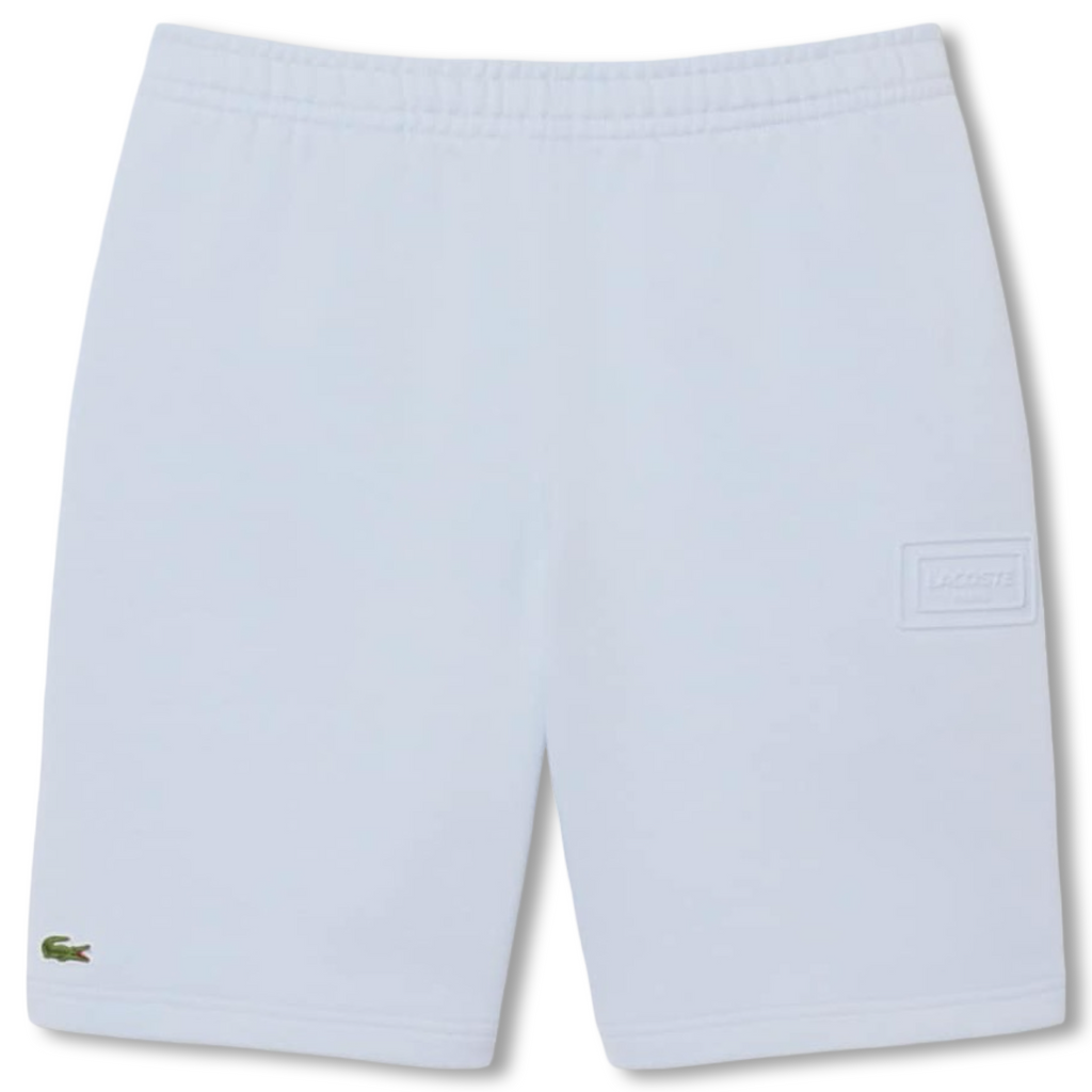 New Arrival LACOSTE REGULAR FIT FLEECE SHORT Men -LIGHT BLUE-J2G