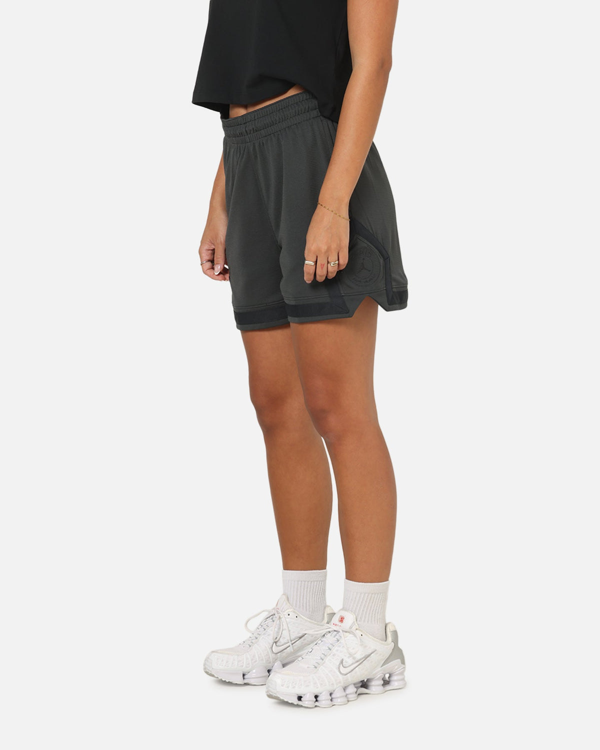 HOT Products Jordan Women's Paris Saint-Germain Sport Diamond Shorts Anthracite/Off White