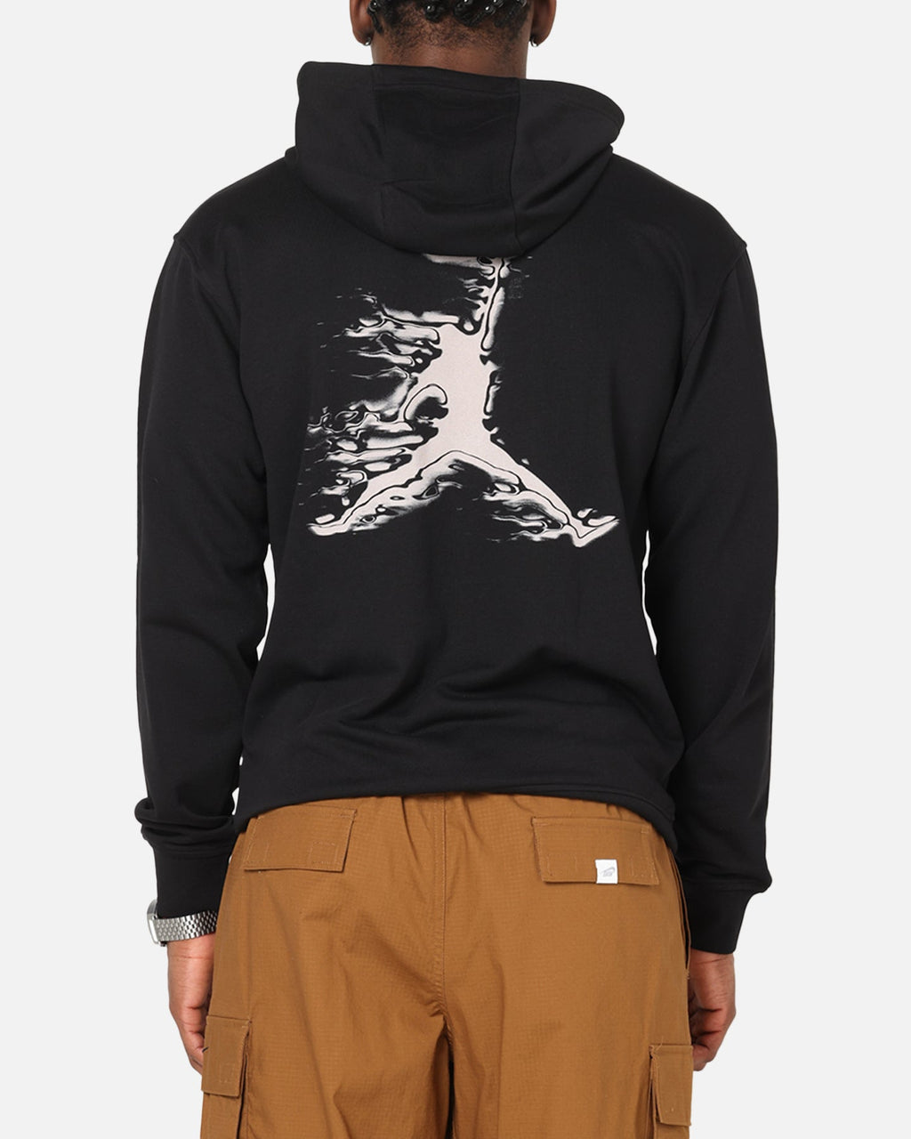 HOT Products Jordan Dri-FIT Graphic Pullover Hoodie Black/White