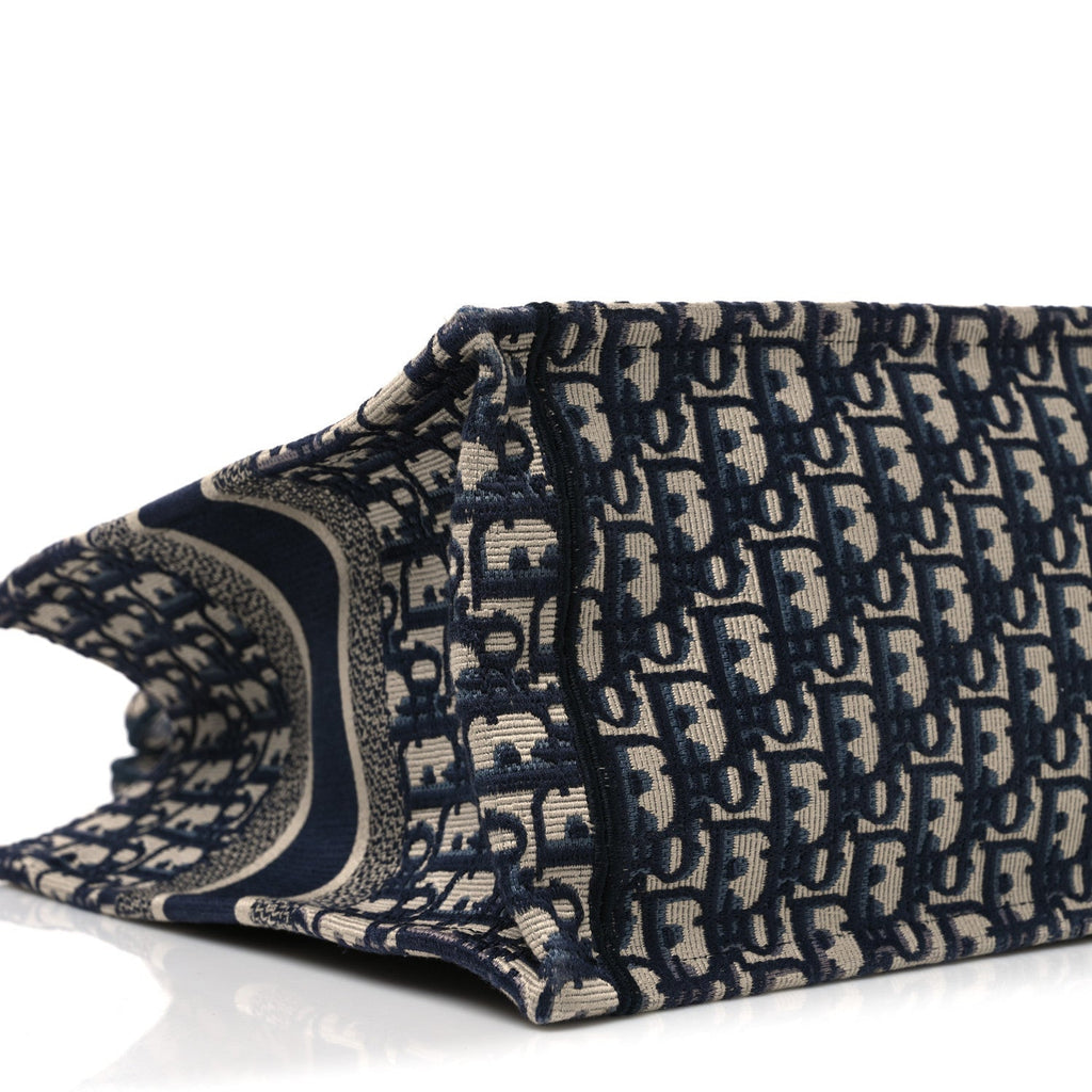 Oblique Medium Book Tote Blue Multicolor