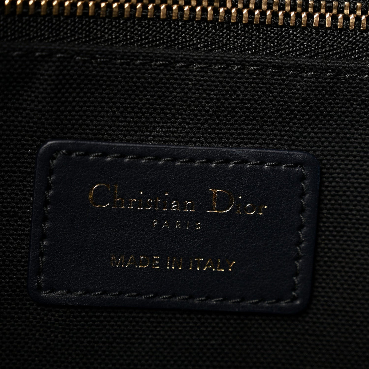 Oblique Calfskin Medium Book Tote With Strap Blue Multicolor