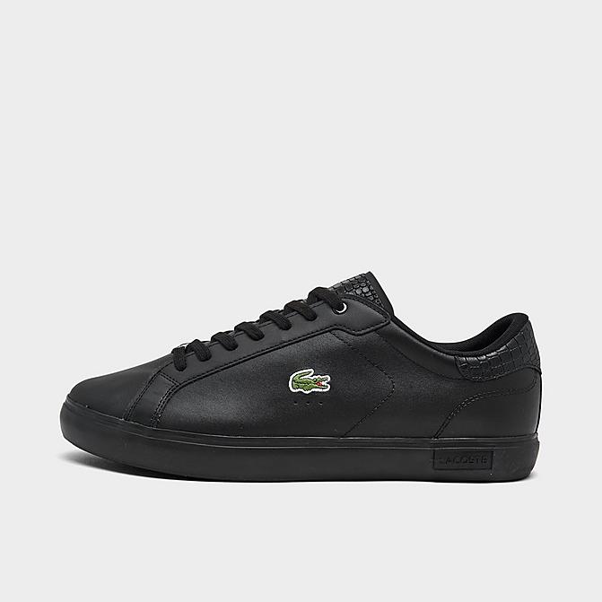New Arrival LACOSTE POWERCOURT 1121 1  SMA LTH -MENS / BLACK/BLACK