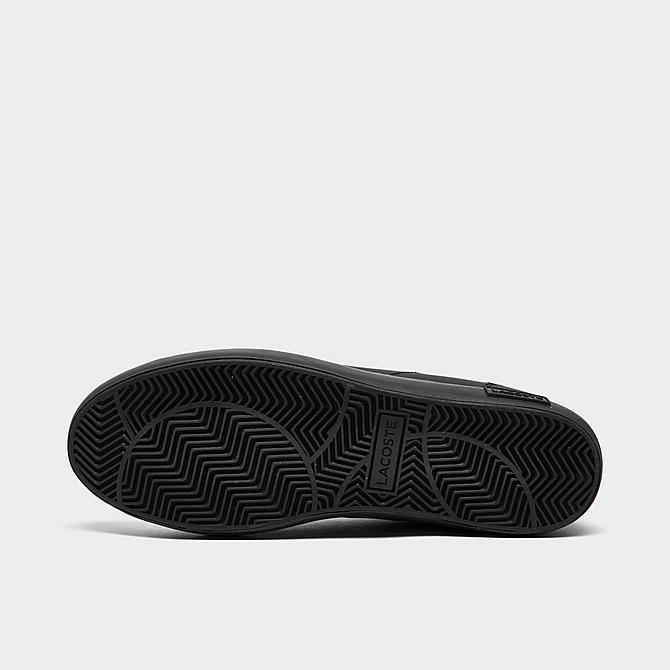 New Arrival LACOSTE POWERCOURT 1121 1  SMA LTH -MENS / BLACK/BLACK