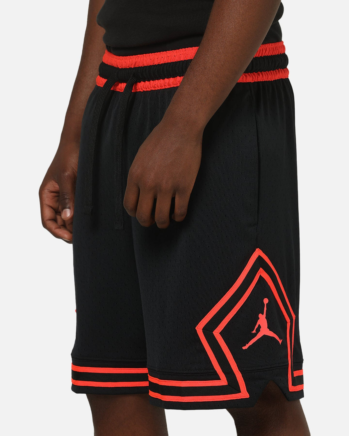 HOT Products Jordan Dri-FIT Sport Diamond Shorts Black/Infrared