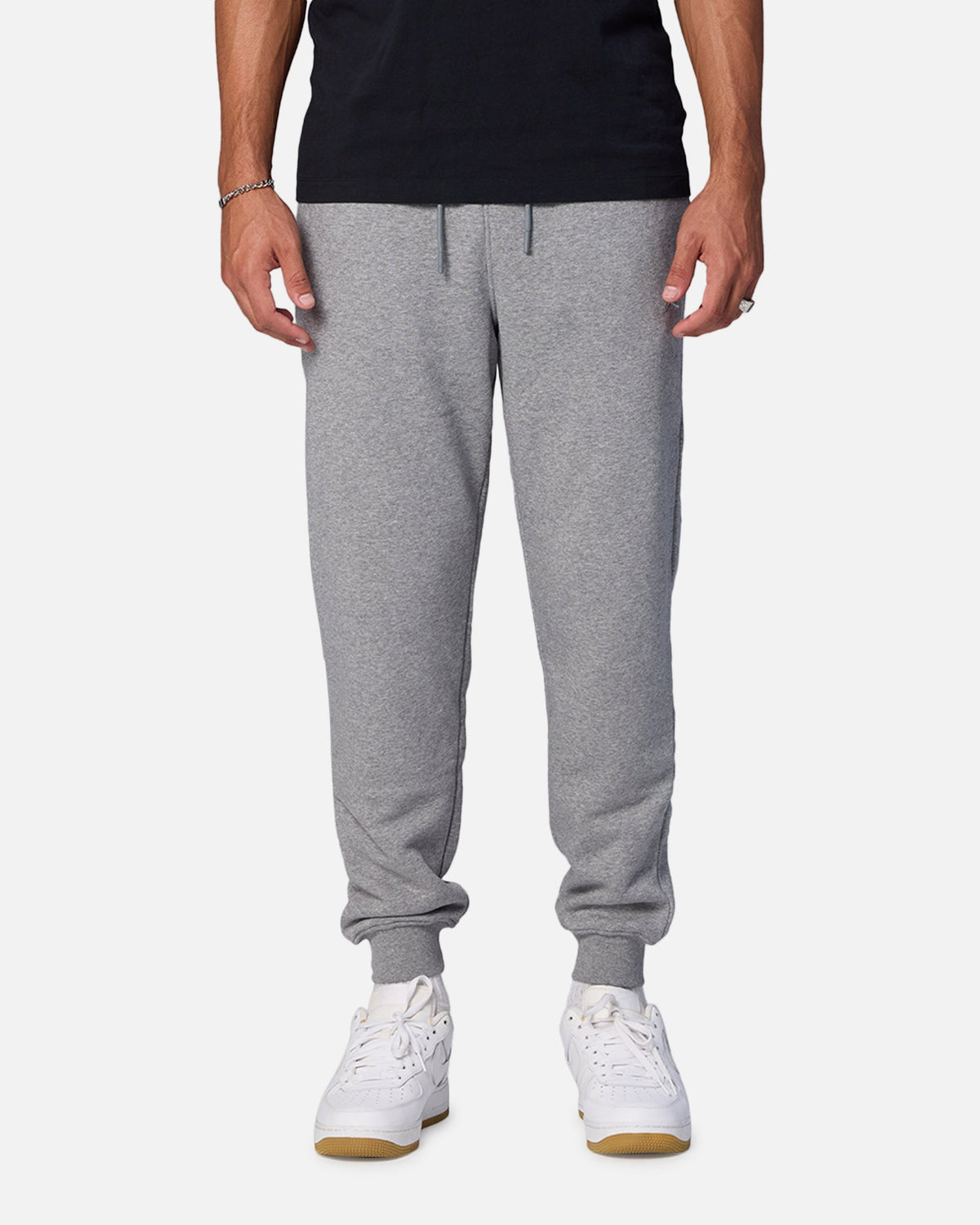 HOT Products Jordan Brooklyn Fleece Pants Carbon Heather/White