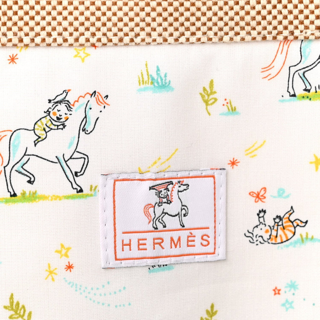 H Canvas Cabriole Nappy Bag Biscuit